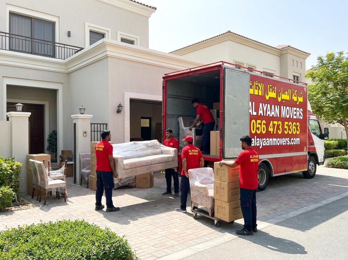 House relocation move in Dubai